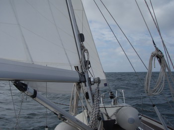 Sailing to Dieppe